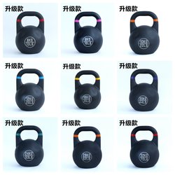 Competitive Matte Paint Kettlebell, Steel, for Women's Home Use, Glute Workouts, Squats, Men's Fitness, Exercise, Kilogram, Home and Commercial Use