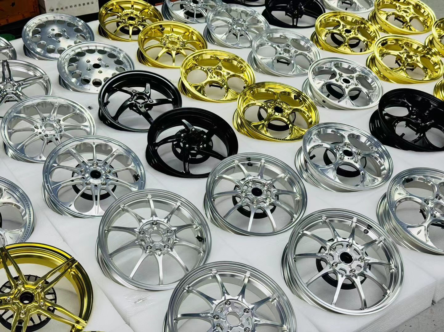 Piaggio vespa modified magic factory forged wheels mg spring