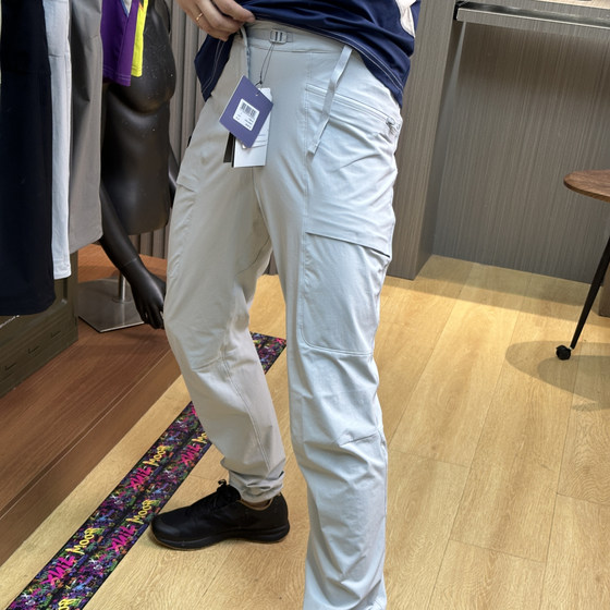 
Quality limited! High-end outdoor elastic waterproof soft shell men's sports hiking pants with adjustable ankle casual trousers