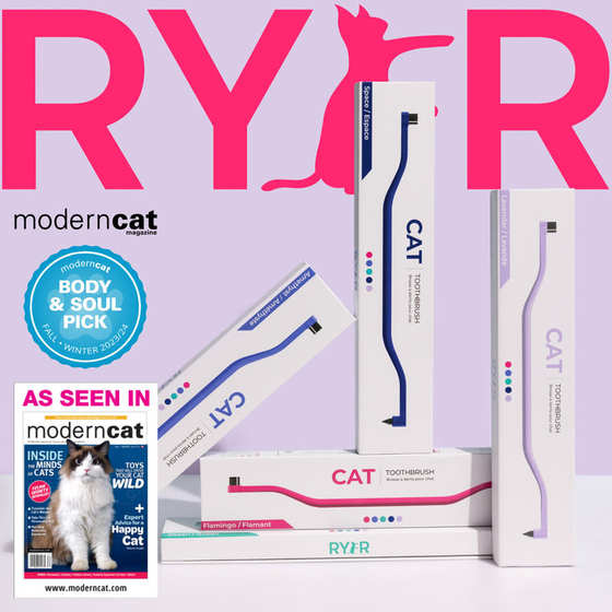
Carat pet spot imported from the United States RYERCAT double-headed pet toothbrush Cat toothbrush comfortable without splitting