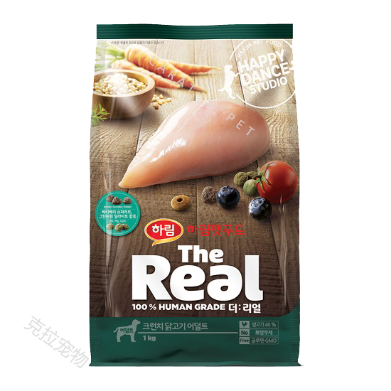 Spot Korean the real dog food puppies into dogs natural preferred ingredients, cattle duck, chicken
