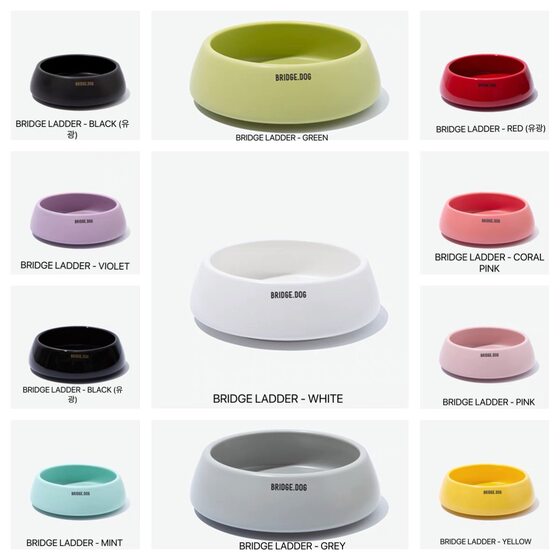 
Bridge.dog ladder imported from South Korea pet ceramic bowl BD cat bowl dog bowl closing bowl food basin water bowl