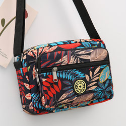 All-Season Versatile Small Square Bag for Women, New Printed Nylon Women's Bag, Oxford Cloth Shoulder Crossbody Bag, Casual Canvas Bag