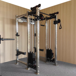 Repforce Commercial Fixed Pulley Smith Machine Comprehensive Training Rack Pull-Ups Squats Bench Press Ultra-Narrow Smith Machine