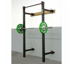 New Professional Commercial Wall-Mounted Folding Squat Rack, Bench Press Training Rack, Horizontal Bar Pull-Up, Parallel Bar Training Rack