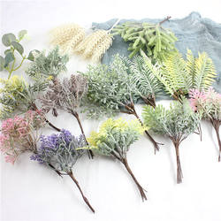 DIY simulation plastic leaf accessories wreath material