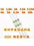 Cầu chì gốm 1A 2A 2.5A 3.15A 4A 5A 6.3A 8A 10A 250V 5*20 có chì Cầu chì