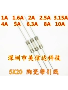 Cầu chì gốm 1A 2A 2.5A 3.15A 4A 5A 6.3A 8A 10A 250V 5*20 có chì