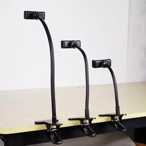 
Metal Strength Clamping Hose Portable Outdoor Live Selfie Support Clamping Round Tube Bedside Desktop Support Lazy Support