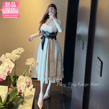 Pangting large size customized old-fashioned sweet dress for women