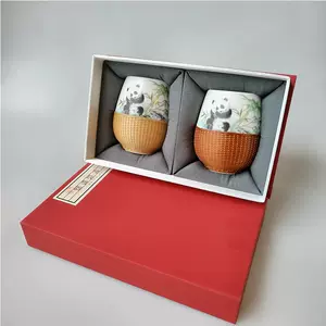中國美術 古玩 竹丝扣瓷 竹編茶入 茶叶罐2点 茶道具 中國美術 古玩 竹丝扣瓷 竹編茶入 茶叶罐2点 茶道具