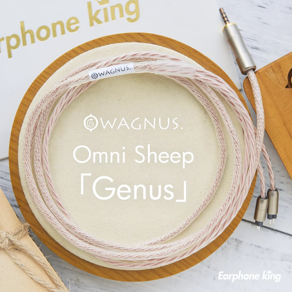 限定版WAGNUS.Omni Sheep Genus无氧铜耳机升级线材羊线耳机王-Taobao