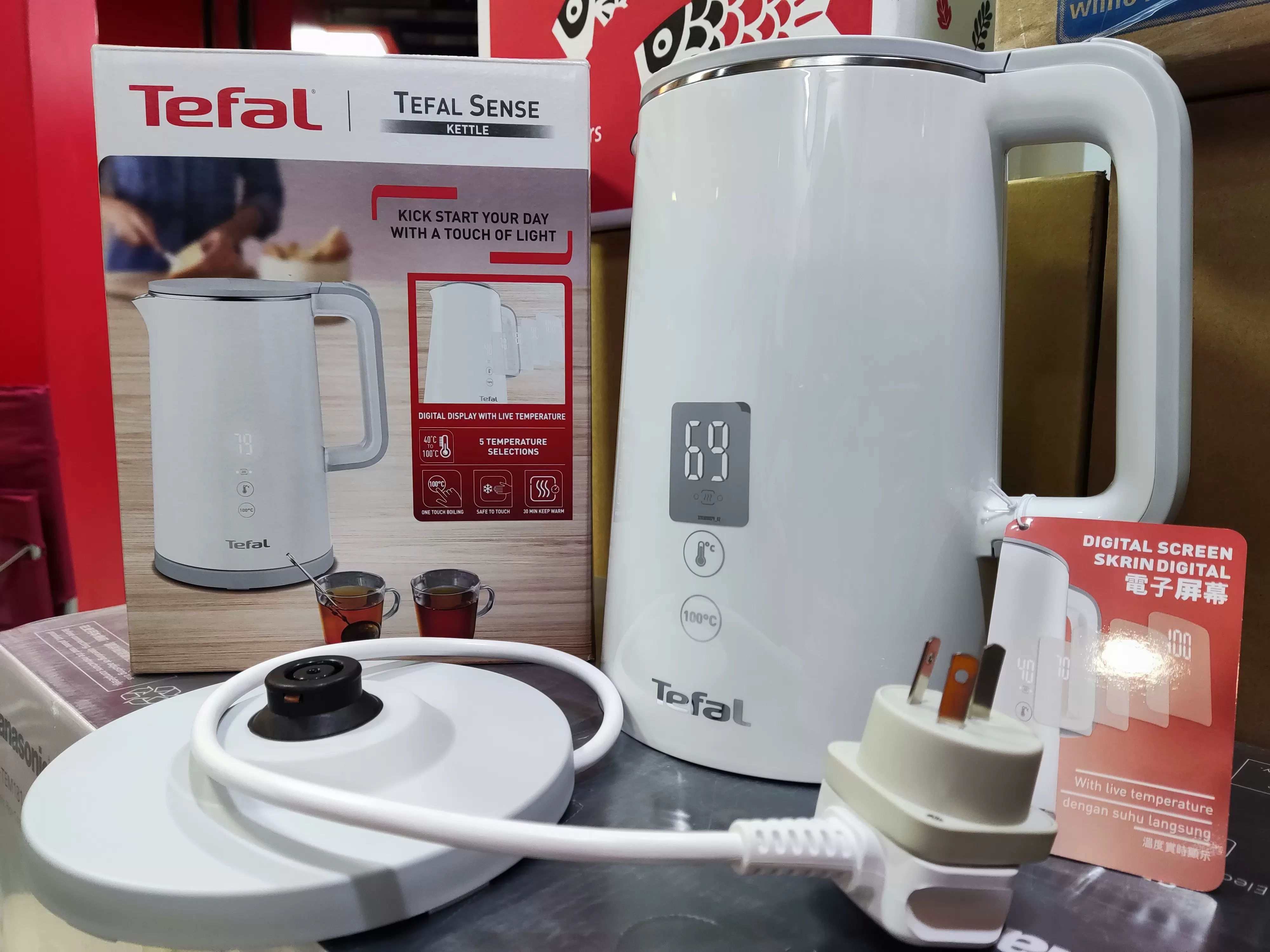 Tefal 1.5L Digital Kettle - KO6931