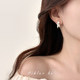 Light luxury and high-end unique natural freshwater pearl fish tail earrings for women Autumn and Winter 2025 new popular earrings and earrings