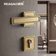 Ruigaoquan Copper's new Chinese door lock room room bedroom room wooden door handle household universal villa double open split