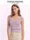 TeenieWeenie Bear Knitted T-shirt 2025 Summer New Women's Elegant Sweater Sweater Strap