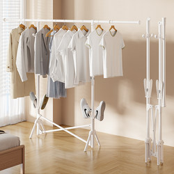 Folding Clothes Drying Rack for Indoor Home Use, Balcony Quilt Drying Magic Tool That Saves Space, Multifunctional Simple Clothes Hanger for Bedroom