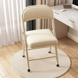 Simple Folding Chair with Backrest, Home Training Conference Chair, Portable Stool, Computer Chair, Dormitory Office Chair, Dining Chair