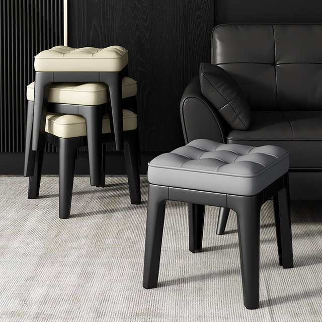 Mini Stool Table Household small stool low stool living room stackable stool coffee ...