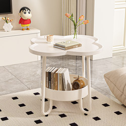 Cream-Style Side Table, Coffee Table, Sofa Side Table, Cream-Style Small Table, Tea Table, Mobile Storage Rack, Trendy Small Tea Table