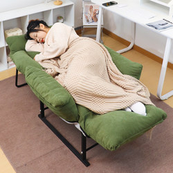Reclining Chair, Foldable, for Office Nap, Dual-Purpose Chair for Lying Flat and Taking a Nap, Backrest Computer Chair, Dormitory Lazy Sofa Chair