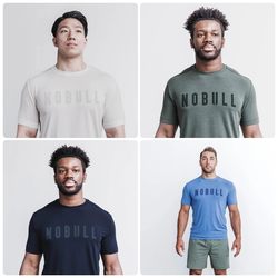 Myflation Nobull Unisex Sports T-Shirt Cf Fitness Running Quick-Drying Comprehensive Training Short-Sleeved Shirt