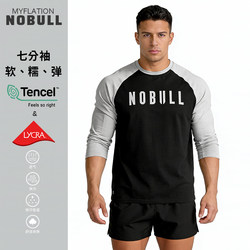 Myflationnobull Men's and Women's Sports Long-Sleeved Cf Spring, Autumn and Winter Fitness Training Deadlift Half-Sleeved T-Shirt Three-Quarter Sleeves
