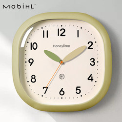 Cream-Style Wall Clock 2025 New Model for Living Room, Home, Bedroom, Creative Silent Wall Clock, No-Drill Clock