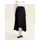 Stubborn 2025 Spring New French Elegant Asymmetrical Large Swing Long High Waist Pleated A-line Skirt Women's Clothing