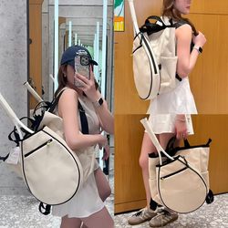 Same Style Outside Women's Sports Tote Backpack Badminton Bag Tennis Racket Storage Backpack Tennis Bag