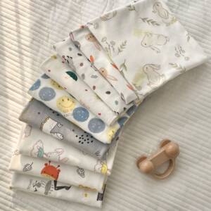 
Newborn delivery room wrap, anti-jump wrap, swaddling wrap, pure cotton knitted micro-elastic 90*90 single layer baby