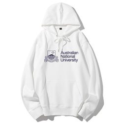 Australian National University Aun Hooded Sweatshirt Australian National University Souvenir Loose-Fitting International Student Commemorative Class Uniform