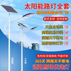 New Rural Led Solar Street Light 6.5m High-Pole Outdoor Light for Community Squares, Municipal Projects, High Power, Super Bright