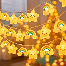 led stars and clouds small lanterns festival kindergarten layout tent children indoor tent room birthday decoration