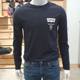 Levi's/Levi's men's top, long-sleeved pullover, pure cotton, solid color logo print, loose street fashion trend