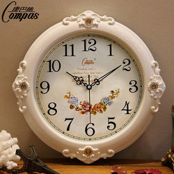 Kangbas European-Style Clock Wall Clock Living Room Fashionable Creative Silent Large Wall Clock Modern Clock Large Quartz Clock