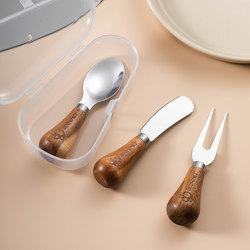 Internet-Famous Fruit Forks, Stainless Steel Forks, Household Spoons, Cake Cutters, Fruit Knife and Butter Knife Set, Exquisite Tableware