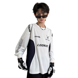 
Boys' long-sleeved T-shirt spring and autumn 2026 spring new medium and large children's men's jersey quick-drying bottoming shirt top 8