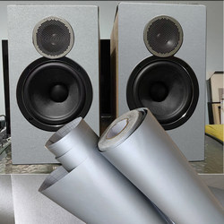 Self-Adhesive Speaker Stickers, Thickened Silver-Gray Film, Pvc Wave Board, Electric Box, Audio Wooden Box Color-Changing Stickers with Adhesive