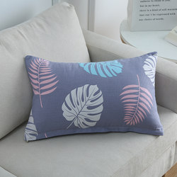 Pure Cotton Rectangular Pillowcase Sofa Cushion Cover Pillowcase Backrest Long Pillow Living Room Pillowcase Headboard Pillow