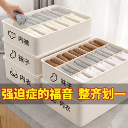 Underwear Storage Box, Sock and Underwear Storage, Drawer-Type Compartment, Large Capacity, Home Dormitory Essential, Compartment Storage Box