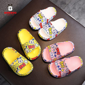 Babu Doudou Summer Children's Skidels Cute Cartoon Printing Boys and Girls Fitting Anti -Soft Soft Bottom Beach Room