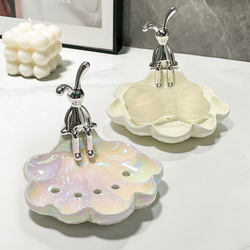 No punching soap dish home storage rack