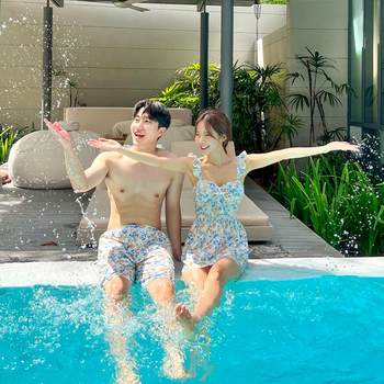 2025 new one-piece dress swimsuit