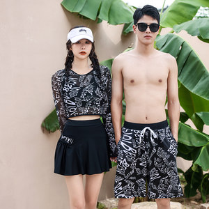 
Couple swimsuit 2026 new couple style suit for men and women sexy seaside beach vacation swimsuit hot spring swimsuit