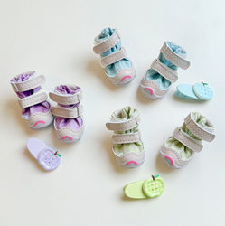 Djj Dog Shoes Fokwow Dog Shoes Corgi Dog Shoes Autumn Pet Teddy Bear Soft Sole Non-Slip Small Dog Shoes