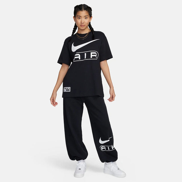 Nike NIKE sports pants women's training casual knitted cuffed trousers ...