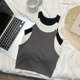 Sexy chest pads, beautiful back sports underwear female fitness vest, bottoming and outside wearing thin top tube top