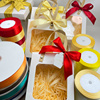 2.5cm wide colored ribbon ribbon cake gift box packaging cloth ribbon tied bouquet ribbon decorative bow ribbon