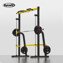 Commercial Smith Machine Bench Press Squat Rack Fitness Equipment Barbell Set Gantry Rack Home Multifunctional Weight Bench